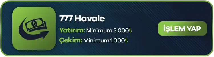 GalaBet Havale/EFT para yatırma ve çekme limit bilgisi